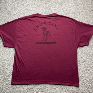 Browning Shirt Mens 3XL XXXL Crewneck Short Sleeve Hunting Club Birdog